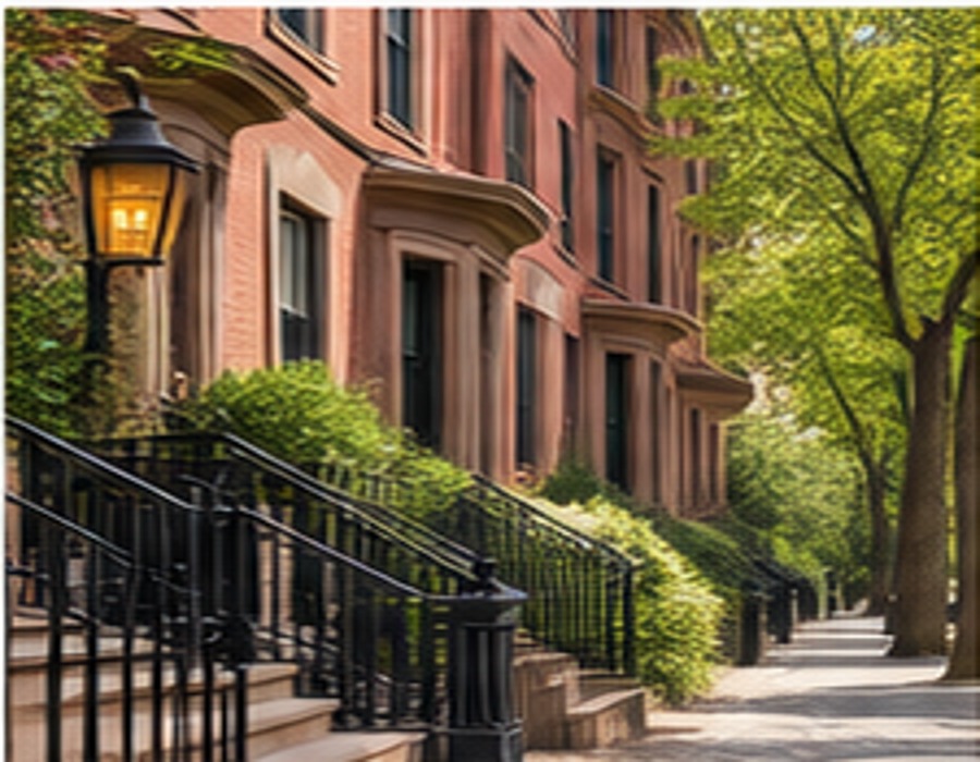 Massachusetts residential neighborhood